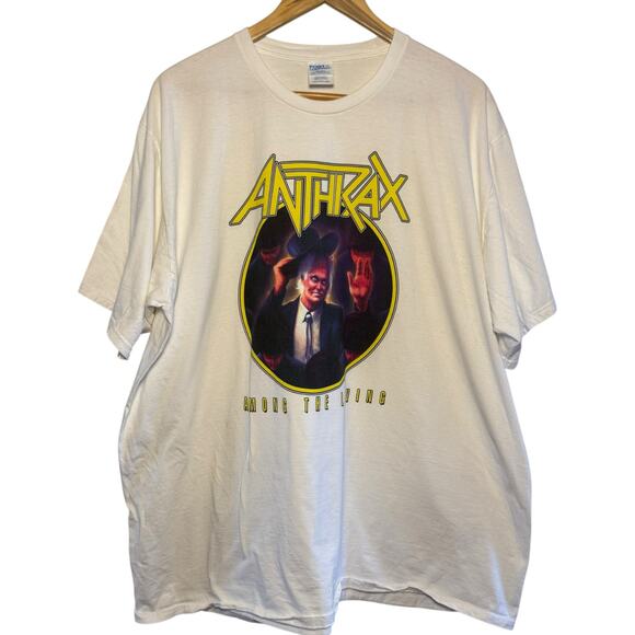 Anthrax Among The Living White 3XL T-Shirt - Picture 1 of 5